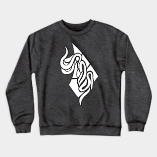 Imaginary Tentacle Creature (White) Crewneck Sweatshirt